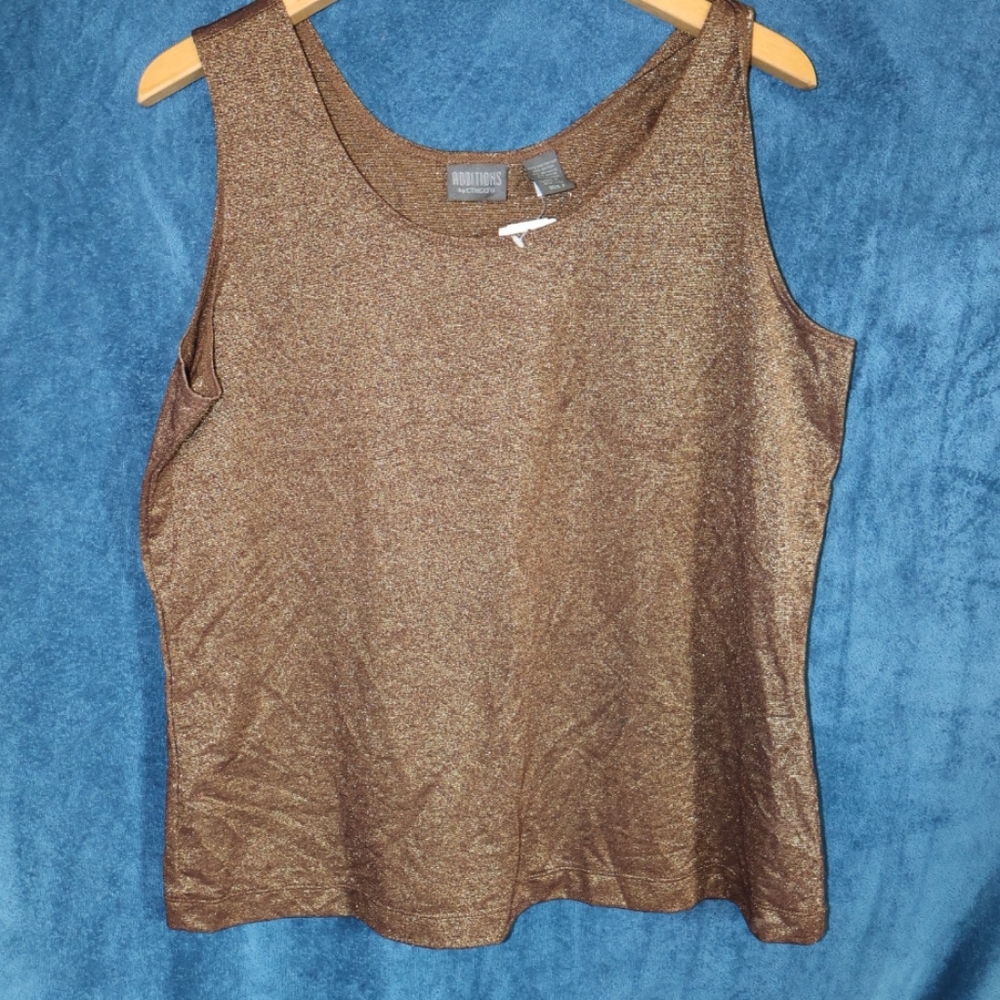 Brown Sleeveless Top